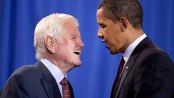 Ted Kennedy and Barack Obama