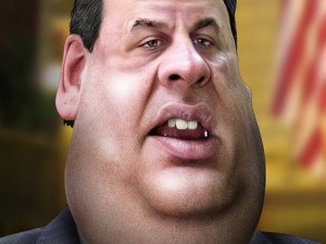 Chris Christie caricature by DonkeyHotey, source photo by Bob Jagendorf. Click here for full attribution information.
